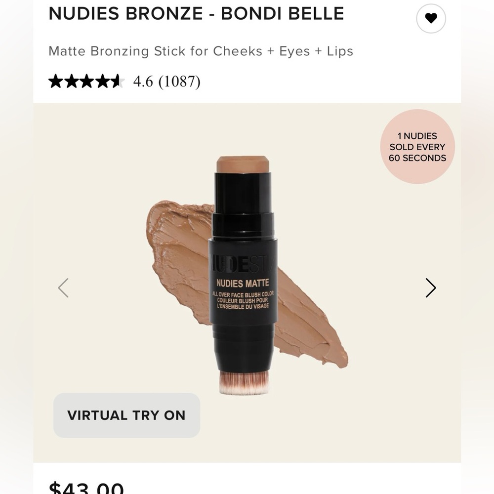Nudestix-Nudies Bronze -Bondi Belle